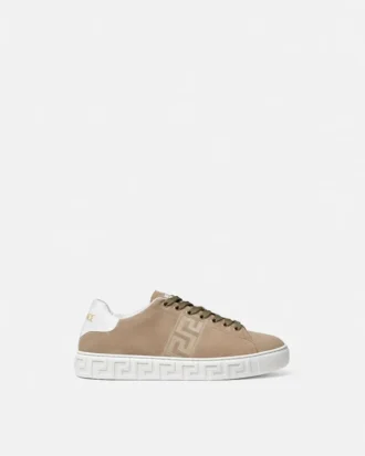 Suede Greca Sneakers
