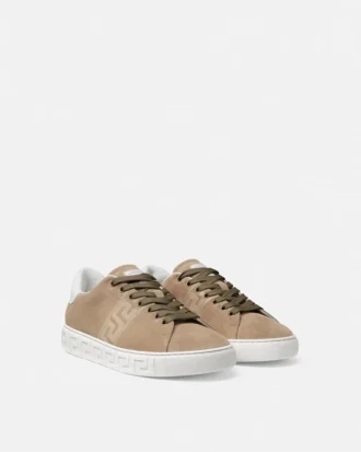 Suede Greca Sneakers