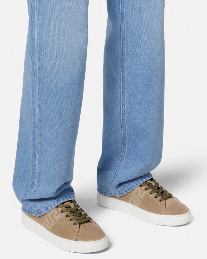 Suede Greca Sneakers Suede Greca Sneakers