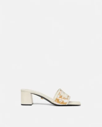 Theia Raffia Mules 55 mm