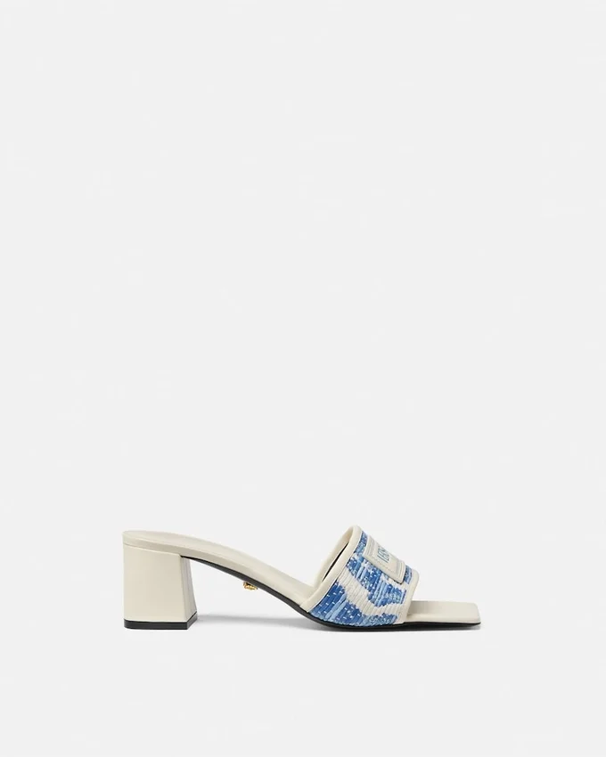 Theia Raffia Mules 55 mm Theia Raffia Mules 55 mm