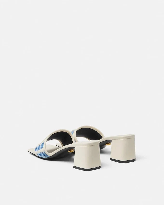 Theia Raffia Mules 55 mm Theia Raffia Mules 55 mm