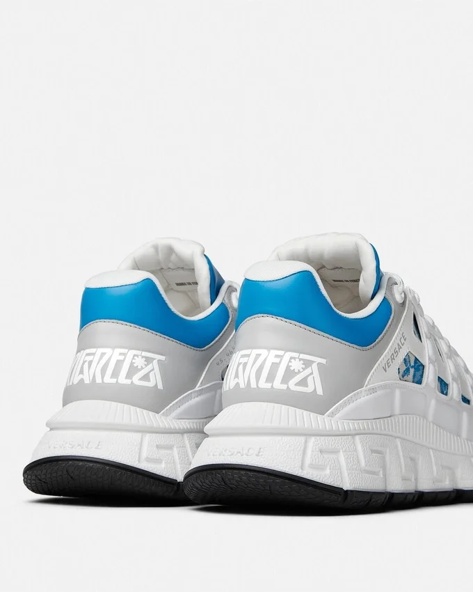 Trigreca Jacquard Leather Sneakers Trigreca Jacquard Leather Sneakers