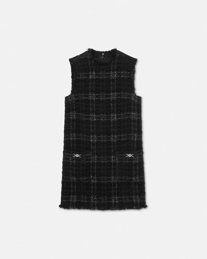 Tweed Cotton Mini Dress Tweed Cotton Mini Dress