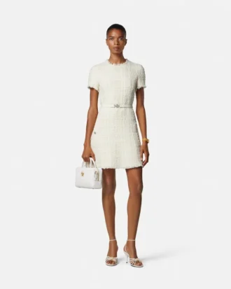 Tweed Cotton Mini Dress
