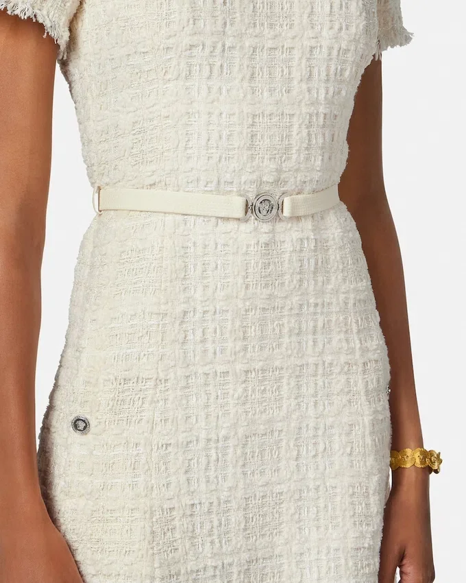 Tweed Cotton Mini Dress Tweed Cotton Mini Dress