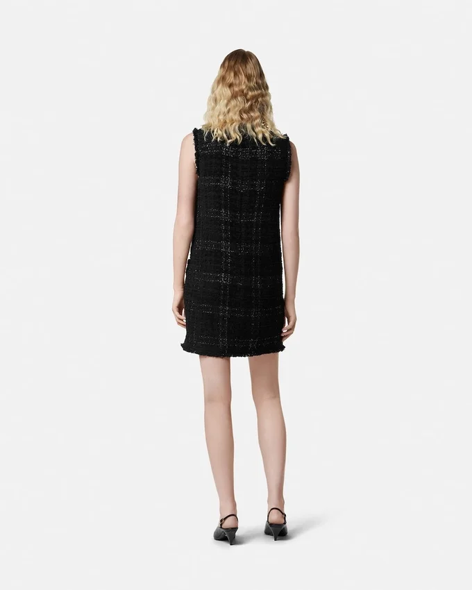 Tweed Cotton Mini Dress Tweed Cotton Mini Dress