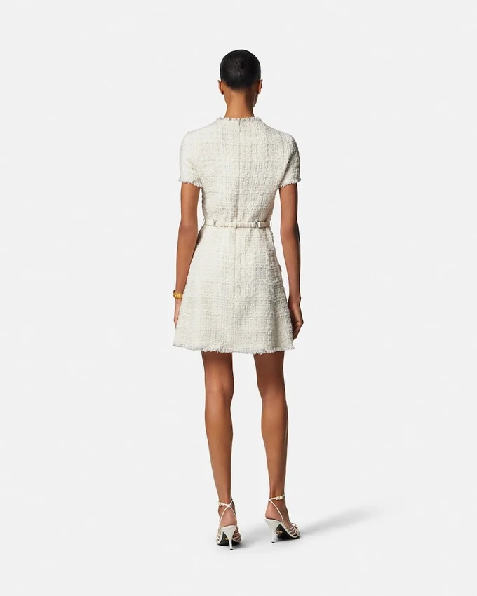 Tweed Cotton Mini Dress Tweed Cotton Mini Dress