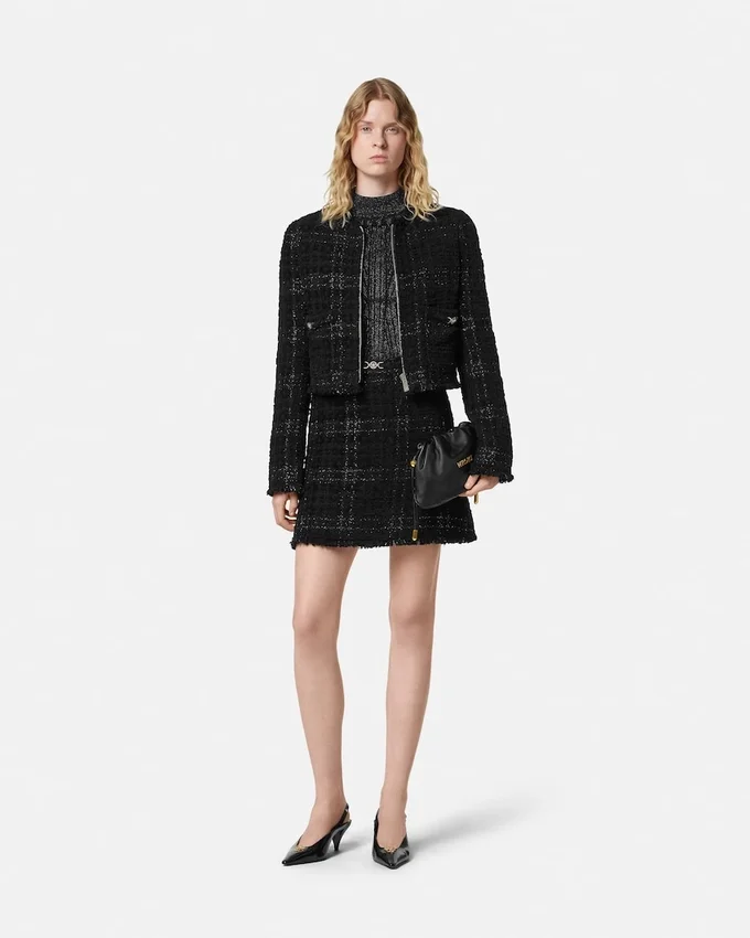Tweed Cotton Mini Skirt Tweed Cotton Mini Skirt