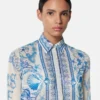 Underwater Barocco Crépe Fitted Shirt Underwater Barocco Crépe Fitted Shirt