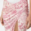 Underwater Barocco Draped Midi Skirt Underwater Barocco Draped Midi Skirt