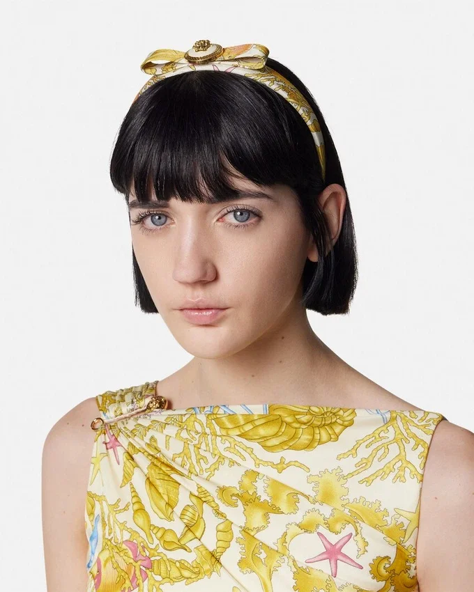Underwater Barocco Gianni Ribbon Headband Underwater Barocco Gianni Ribbon Headband
