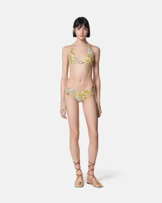 Underwater Barocco Metallic Bikini Bottoms