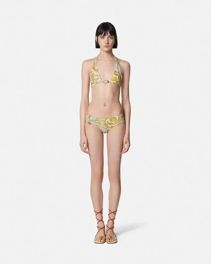 Underwater Barocco Metallic Bikini Top Underwater Barocco Metallic Bikini Top