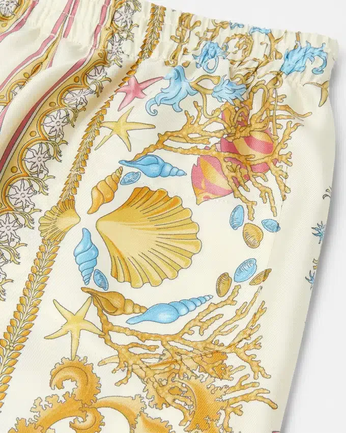 Underwater Barocco Silk Kids Shorts Underwater Barocco Silk Kids Shorts