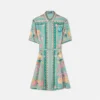 Underwater Barocco Silk Mini Shirt Dress Underwater Barocco Silk Mini Shirt Dress