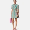 Underwater Barocco Silk Mini Shirt Dress Underwater Barocco Silk Mini Shirt Dress
