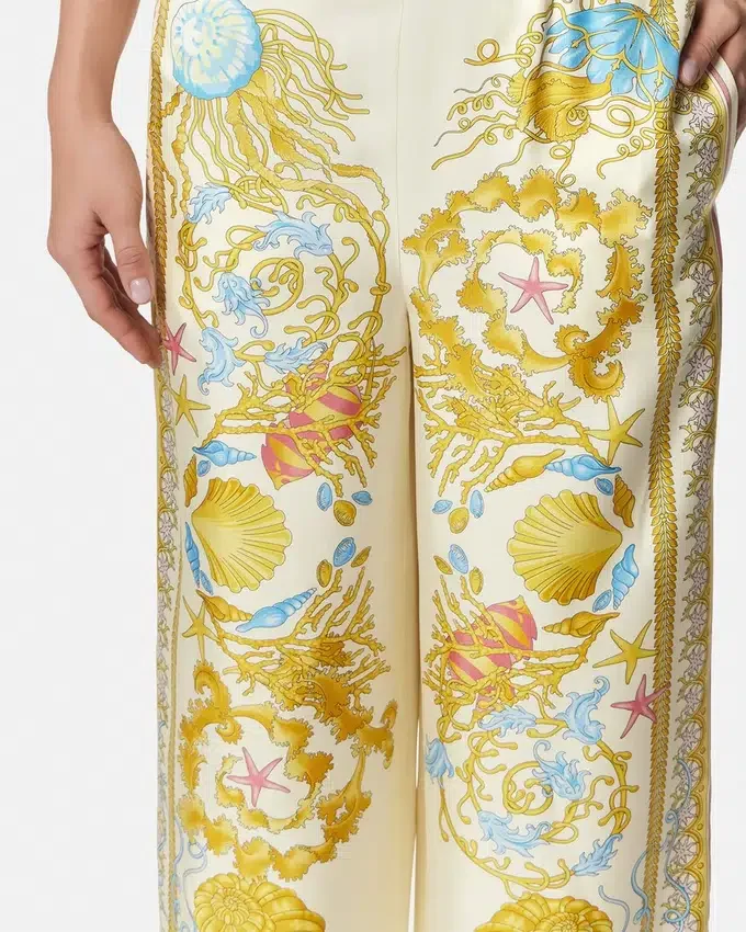 Underwater Barocco Silk Pants Underwater Barocco Silk Pants