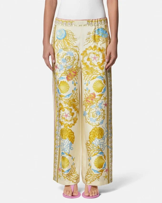 Underwater Barocco Silk Pants Underwater Barocco Silk Pants