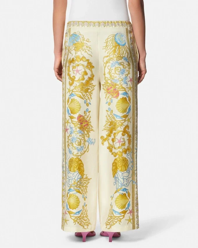 Underwater Barocco Silk Pants Underwater Barocco Silk Pants