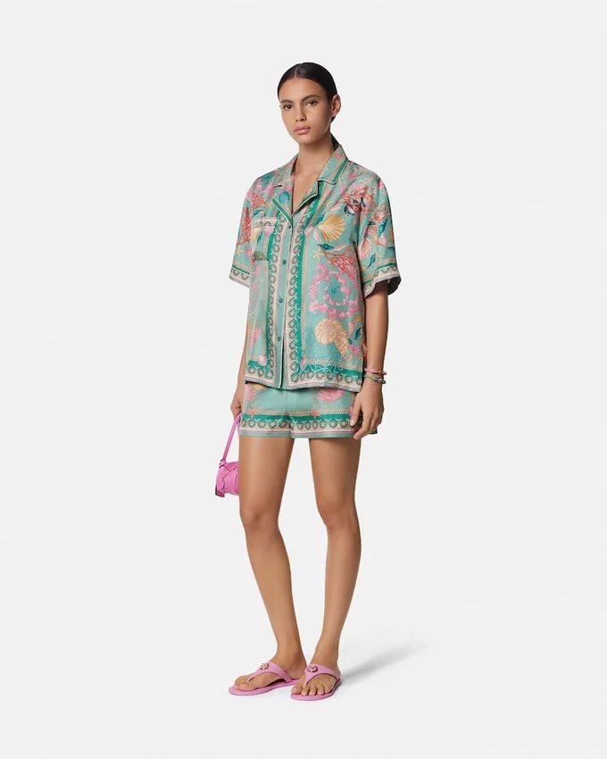 Underwater Barocco Silk Shirt Underwater Barocco Silk Shirt