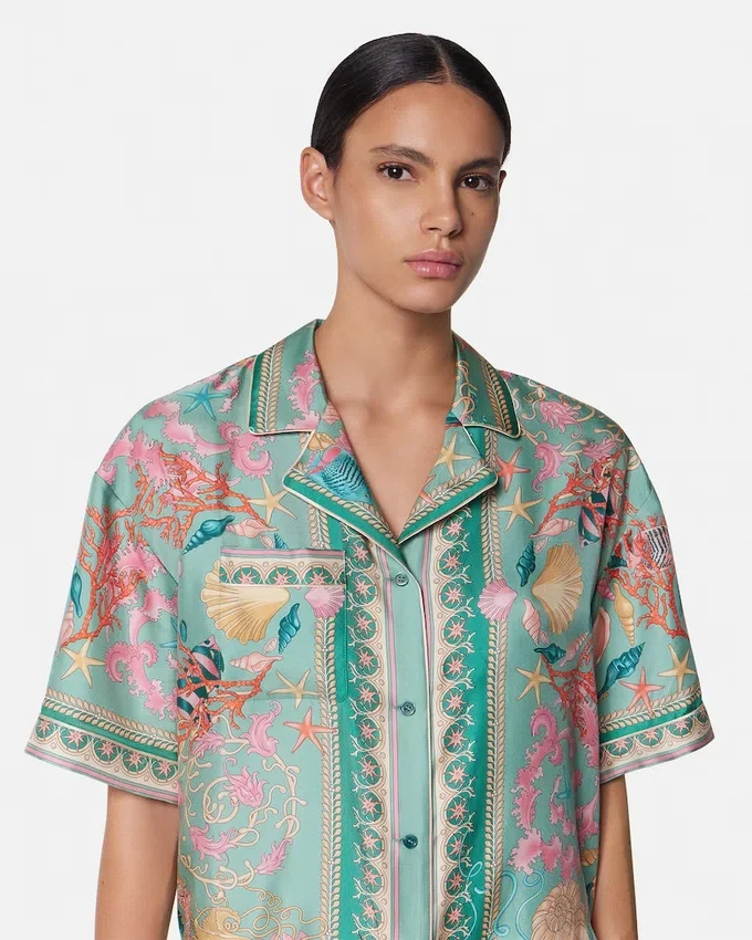 Underwater Barocco Silk Shirt Underwater Barocco Silk Shirt
