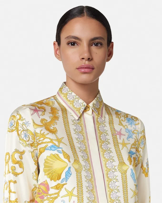 Underwater Barocco Silk Shirt Underwater Barocco Silk Shirt
