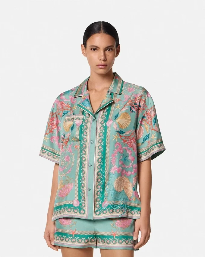 Underwater Barocco Silk Shirt Underwater Barocco Silk Shirt