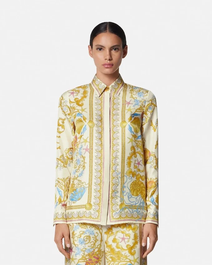 Underwater Barocco Silk Shirt Underwater Barocco Silk Shirt
