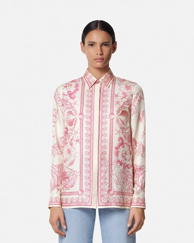 Underwater Barocco Silk Shirt Underwater Barocco Silk Shirt