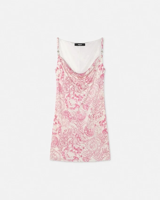 Underwater Barocco Slip Mini Dress Underwater Barocco Slip Mini Dress