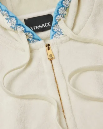 Underwater Barocco Towel Zip Hoodie
