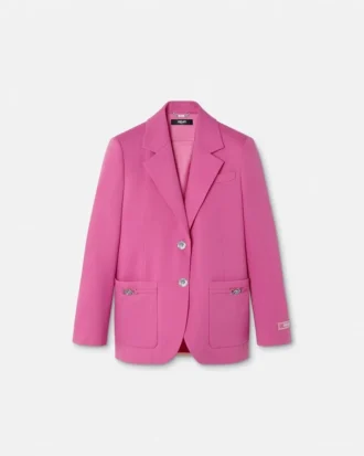 Underwater Barocco Wool Boxy Blazer
