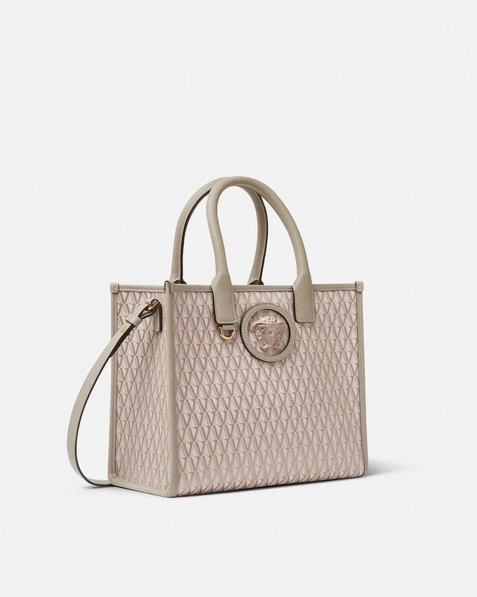 V Allover La Medusa Small Tote Bag V Allover La Medusa Small Tote Bag