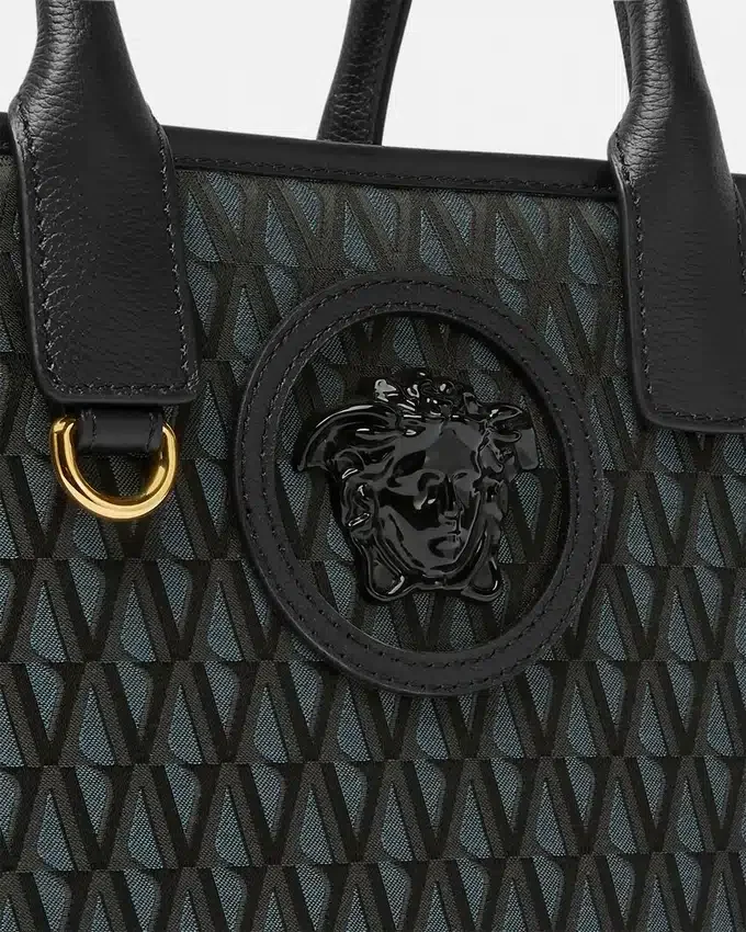 V Allover La Medusa Small Tote Bag V Allover La Medusa Small Tote Bag