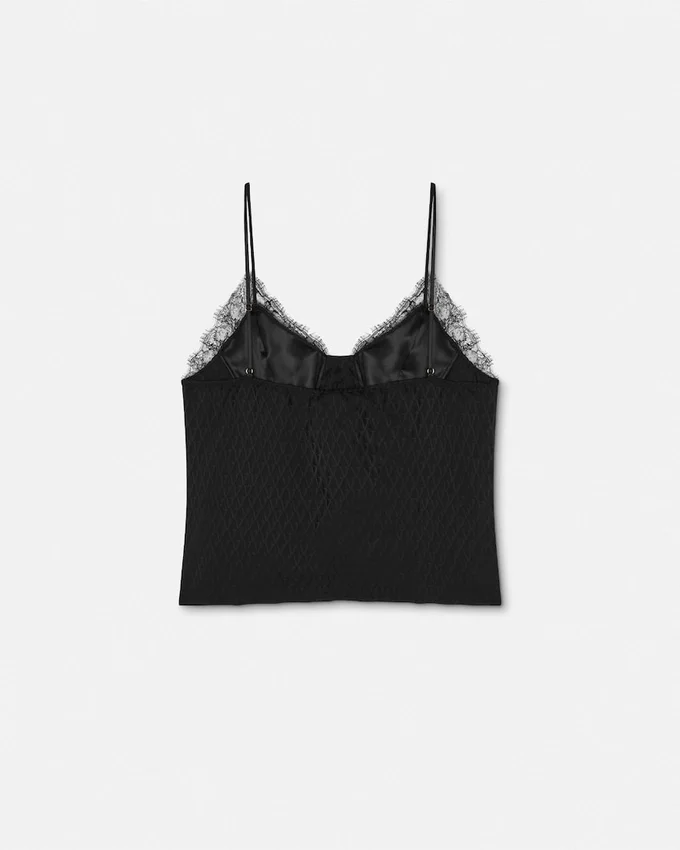 V Allover Silk Slip Camisole V Allover Silk Slip Camisole
