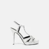 V Embellished Leather Sandals 120 mm V Embellished Leather Sandals 120 mm