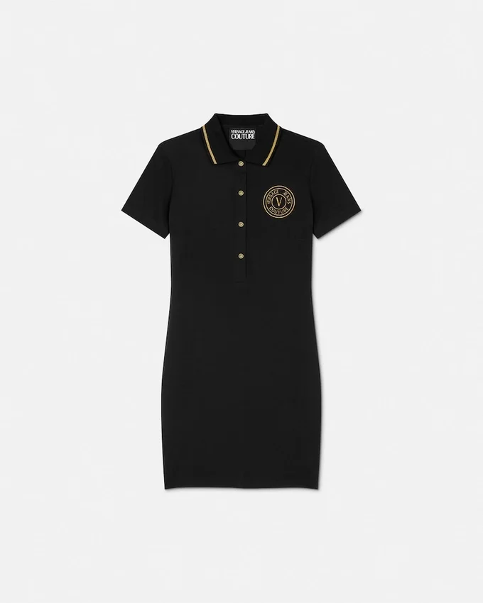 V-Emblem Midi Polo Dress V-Emblem Midi Polo Dress