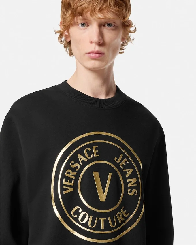V-Emblem Relaxed-Fit Sweatshirt V-Emblem Relaxed-Fit Sweatshirt