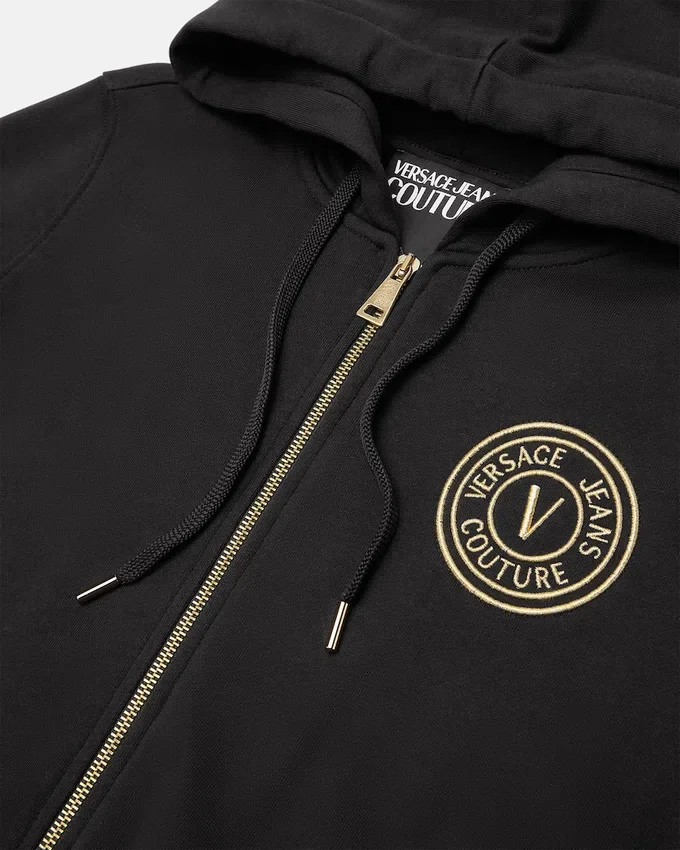 V-Emblem Zip Hoodie V-Emblem Zip Hoodie