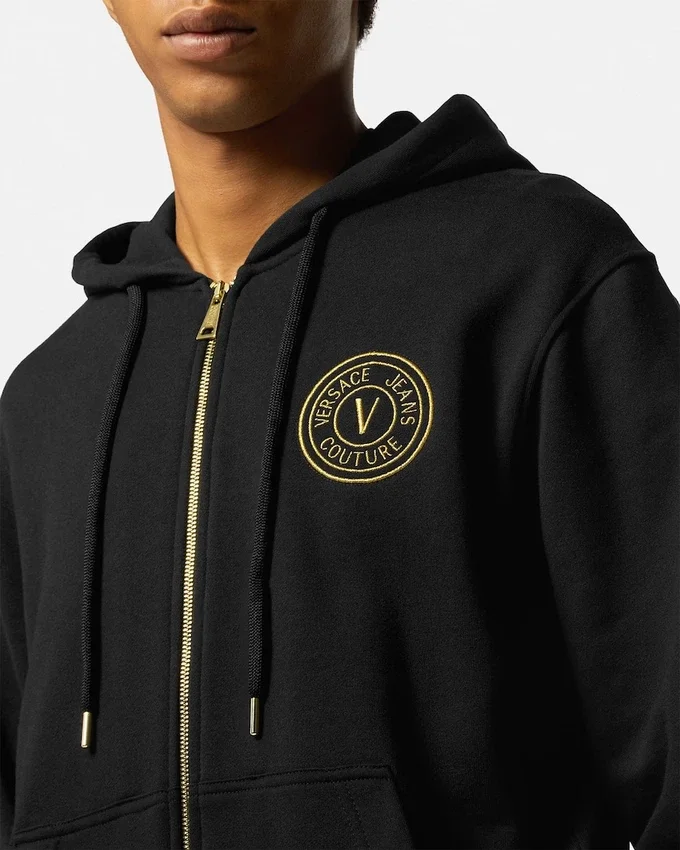 V-Emblem Zip Hoodie V-Emblem Zip Hoodie