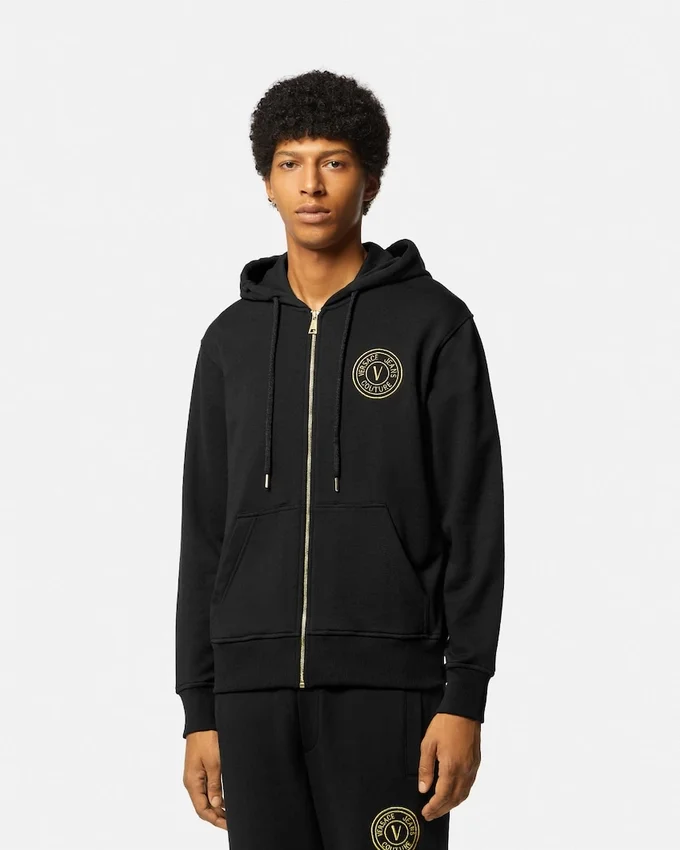 V-Emblem Zip Hoodie V-Emblem Zip Hoodie