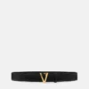 V Leather Belt 4 cm