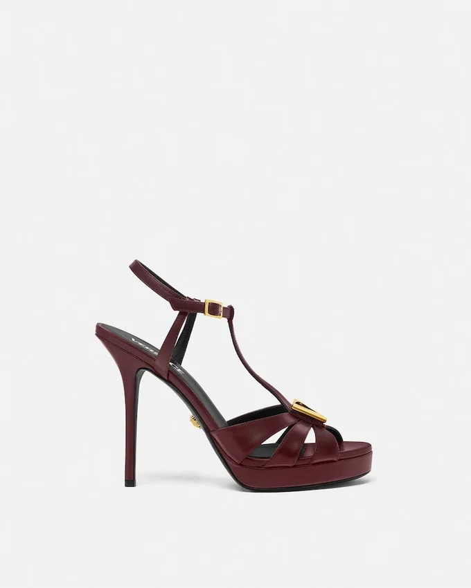 V Leather Sandals 120 mm V Leather Sandals 120 mm