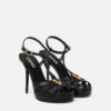 V Leather Sandals 120 mm V Leather Sandals 120 mm