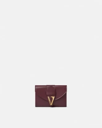 V Leather Wallet