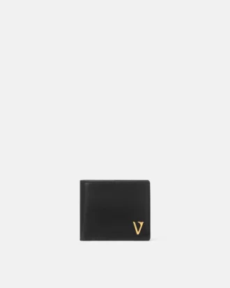 V Leather Wallet