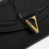 V Leather Wallet On Chain V Leather Wallet On Chain