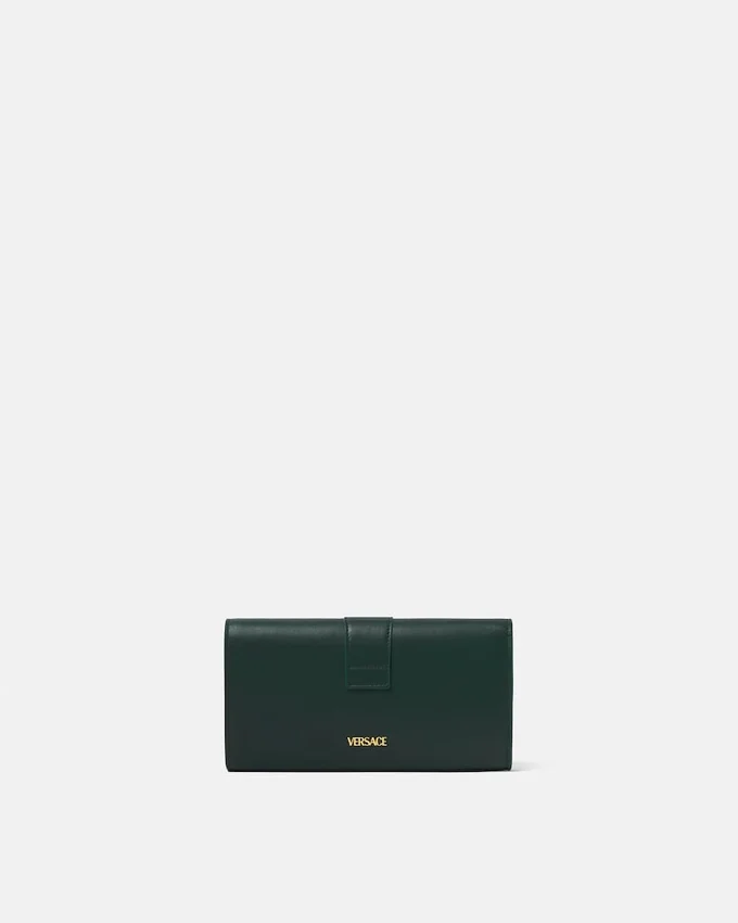 V Leather Wallet On Chain V Leather Wallet On Chain