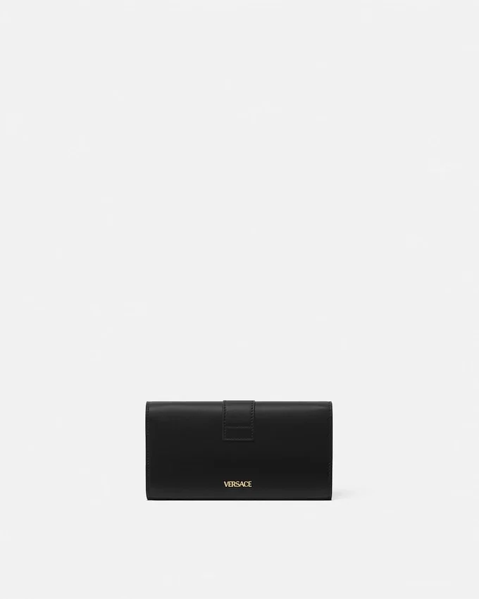 V Leather Wallet On Chain V Leather Wallet On Chain